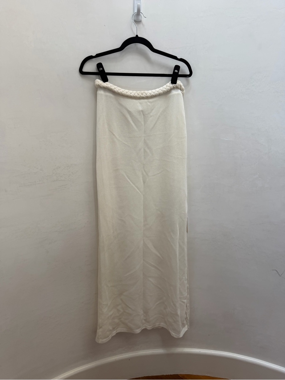 Miss Rosier Cream Braided Waist Maxi Skirt - Women